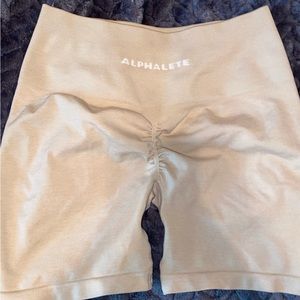 Alphalete medium biker shorts with scrunch butt